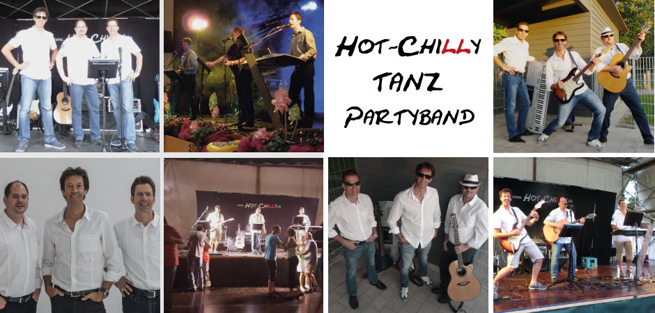 Hot-Chilly die Coverband für Ihre Hochzeit, Geburstagsfeier, Tanzparty